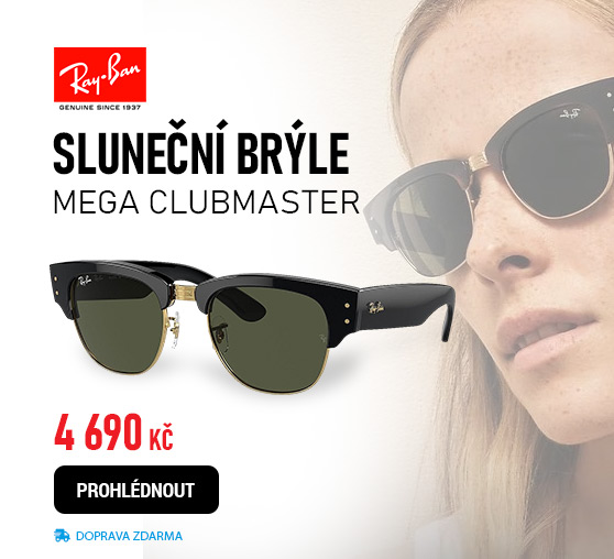 Ray Ban RB 0316S 901/31 53 MEGA CLUBMASTER