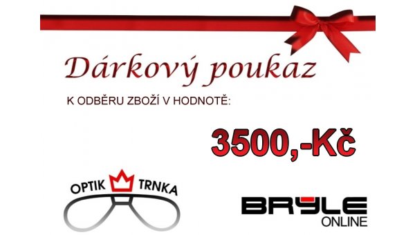 Dárkový poukaz 3500