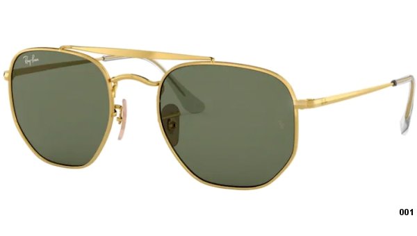 Ray Ban RB 3648 001 51 THE MARSHAL