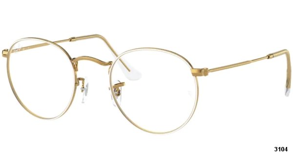 Ray Ban RX 3447V 3104 50 ROUND METAL