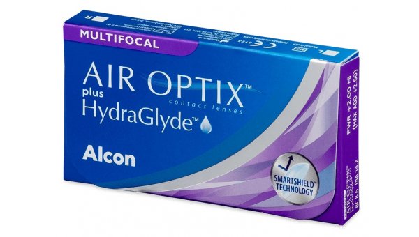 Alcon Air Optix plus HydraGlyde MULTIFOCAL (6 ks)
