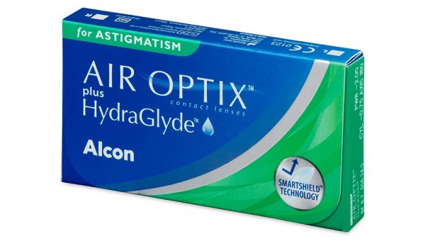 Alcon Air Optix plus HydraGlyde for ASTIGMATISM (3 ks)
